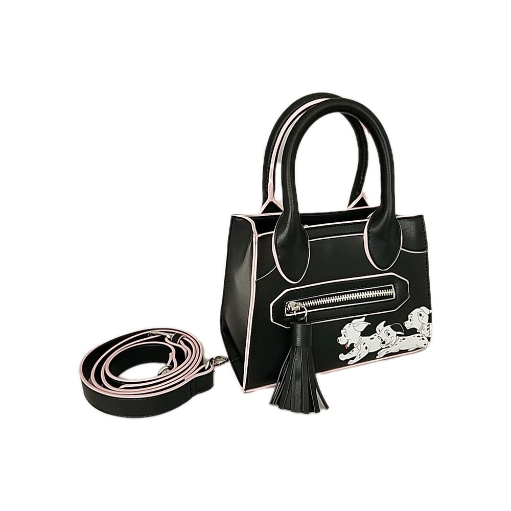 New Skinnydip London Disney x 101 Dalmatians Mini Satchel Crossbody Bag Blk/Pink - Picture 13 of 13